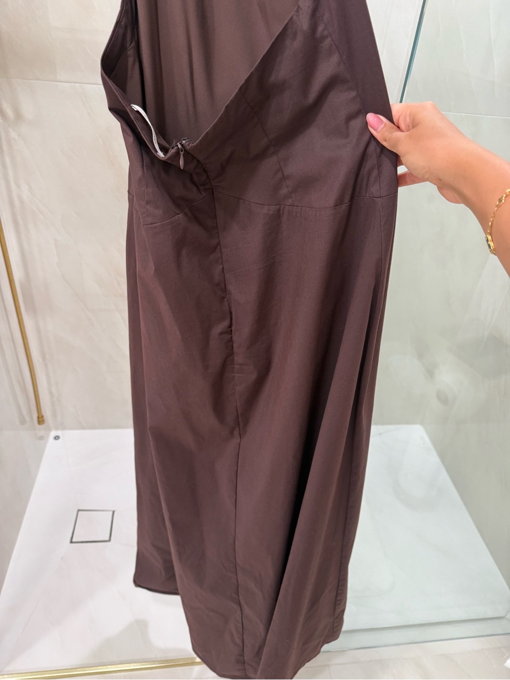 Peppermayo Women's Maxi Dress in Dark Brown - Picture 8 of 8